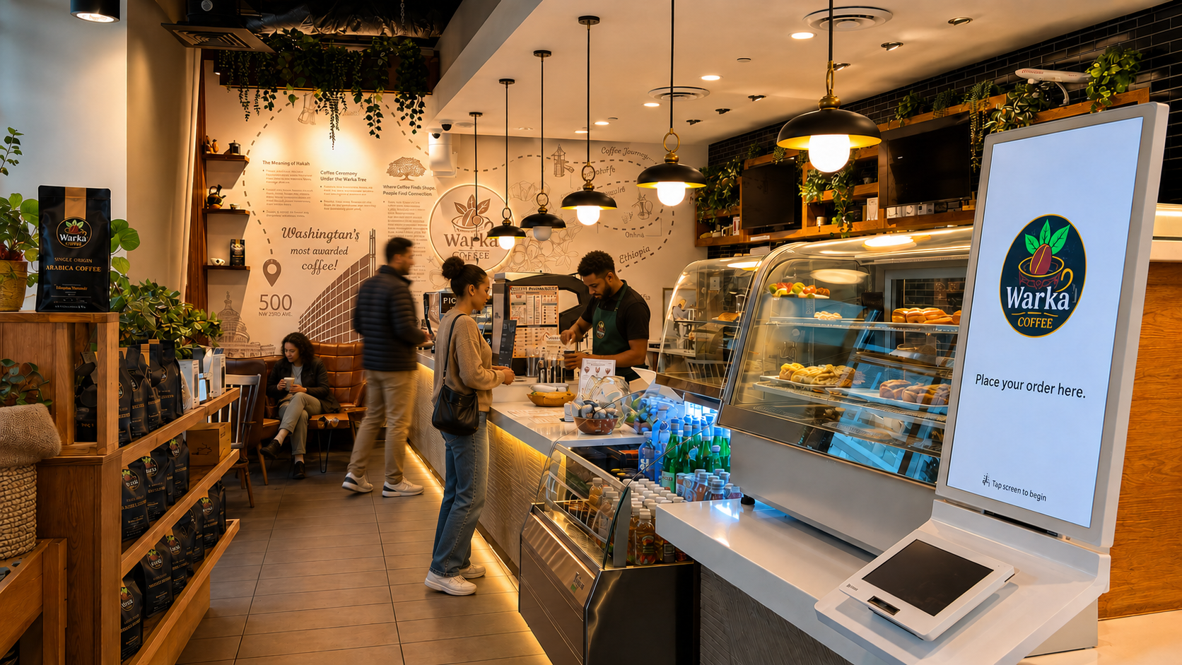 Warka Coffee Washington coffee house near Capitol Hill and Union Station
